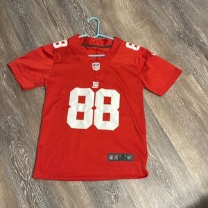 Evan Engram giants red football jersey kids medium worn